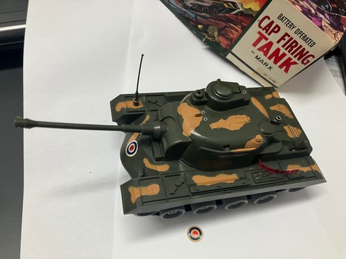 Marx vintage cap firing - cap, tank