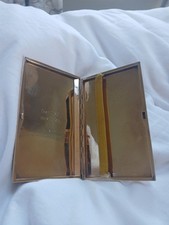 Asprey London 9ct Gold Cigarette Case  With A Slde Mechanism Weighing 155 Grams