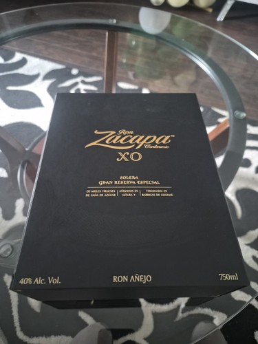 Ron zacapa empty bottle - xo,