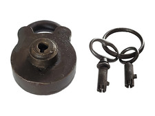 Antique Padlock Bramah Or
