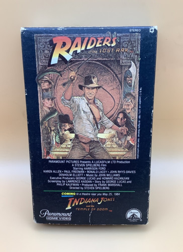 Rare beta video tape raiders - beta,