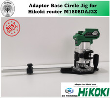 Adaptor Base Circle Jig 220mm up to 2460mm Hikoki router M1808DAJ2Z groove