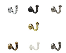 TIE BACK HOOKS CURTAIN ball end in Various colours