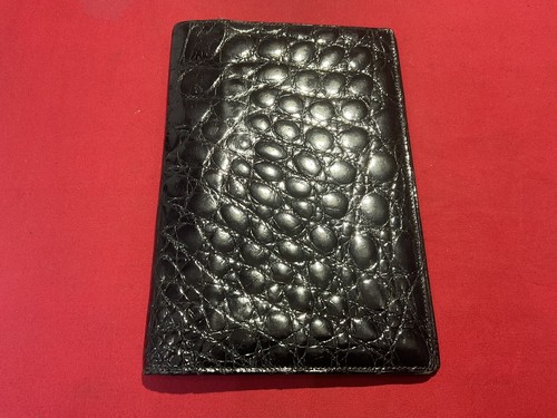 Antique crocodile wallet - antique,
