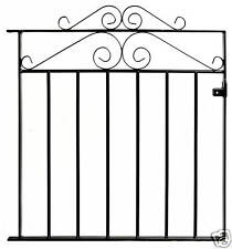 WROUGHT IRON METAL GARDEN SIDE GATE Warwick to fit 3ft opening