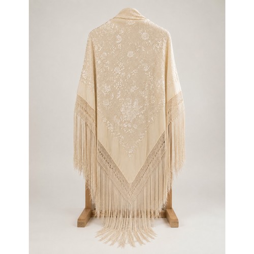 Vintage chinese floral - floral, silk