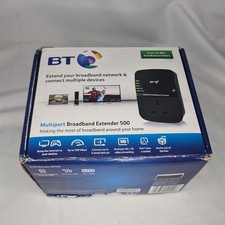 BT Multiport Broadband Extender 500, Flex 500  Wi-Fi Home Hotspot 500 No Leads