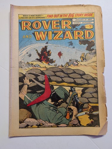 Rover and wizard comic - rover,