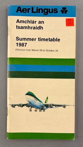 Aer lingus airline timetable - airline,