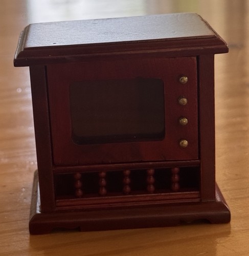 Dolls house miniature - miniature, tv