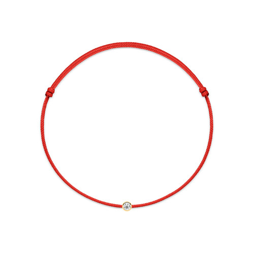 Diamond red string - diamond,