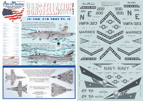 Aeromaster decals a - aeromaster, 1/48