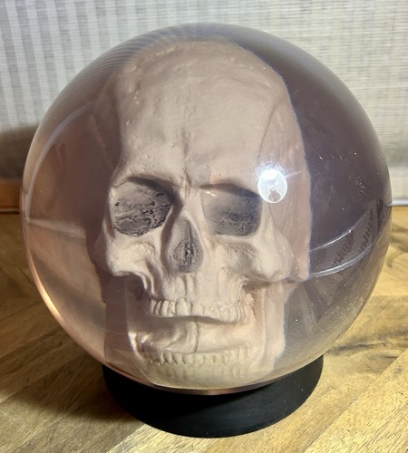 Ebonite skull clear - ebonite, spare