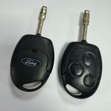 GENUINE FORD 3 BUTTON REMOTE KEY FOB FOCUS FIESTA ETC TESTED ID63 CARBON CHIP