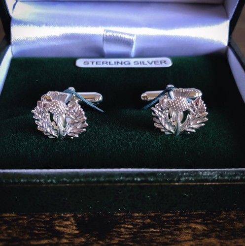 Sterling silver thistle - sterling,
