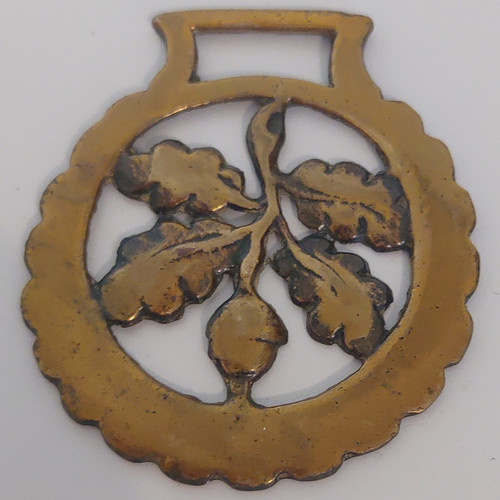 Brass horse brasses harness - brass,