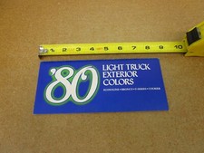 1980 Ford truck color paint