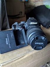 Nikon D D3200 24.2MP Digital SLR Camera AF-S DX VR 18-55mm Lens - Black