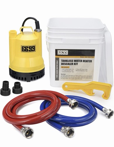 Tankless water heater flushing - tankless,