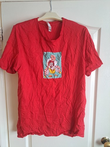 Kfc mcdonald red - red, shirt