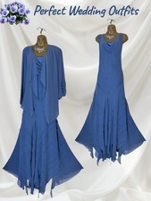 CHESCA Size 18 Blue Beaded