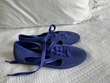 F Troupe Blue Bathing Beach Swimming Lace Up Shoes Sandals Size 38 UK 5 Toast