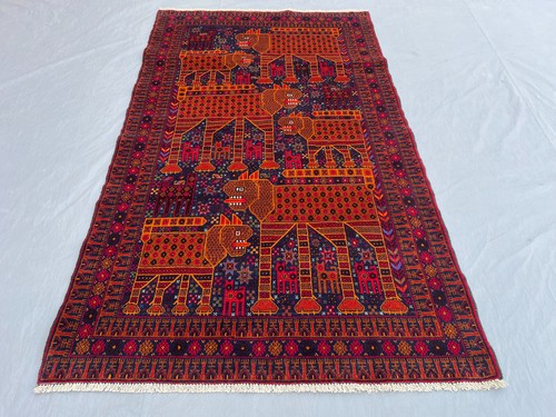 4x7 vibrant baluchi - baluchi, pictorial