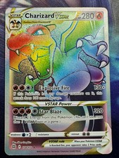 Pokémon TCG Brilliant Stars Charizard VSTAR Rainbow Secret Rare Card 174/172