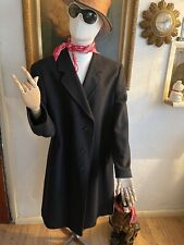 Black Cashmere Overcoat XXL 46 Long. Crombie ?SALE ITEM ?