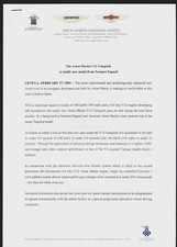 Aston Martin V12 Vanquish 2001