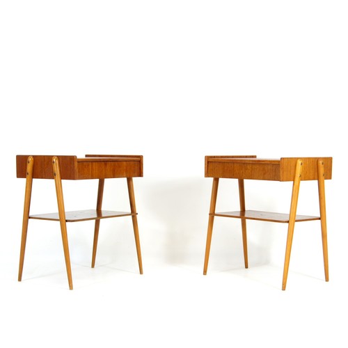 Pair retro vintage - pair, bedside