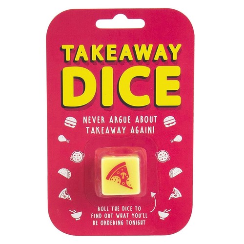 Novelty takeaway decision dice - novelty,