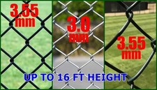 Chain link fence , galvanised