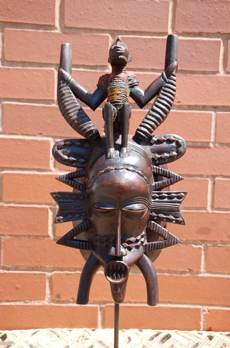 Senufo chieftain face mask - senufo,