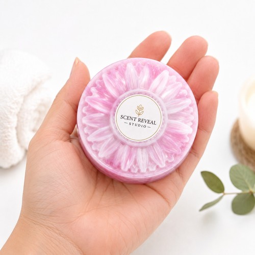 Flower soap bar - soap,