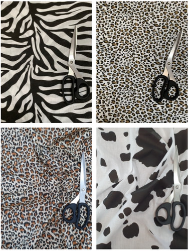 Animal cow leopard - leopard, zebra