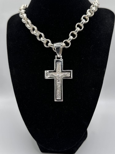 Sterling silver cross - sterling, crucifix