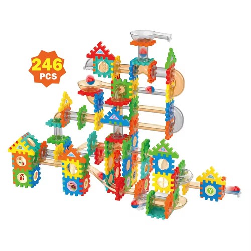 246pcs marble run track - 246pcs,