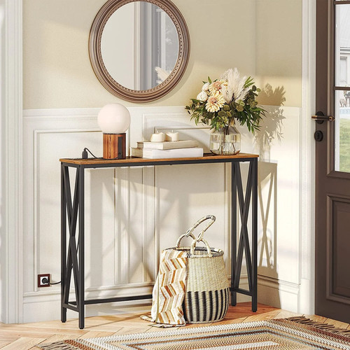 Slim console table with - table,