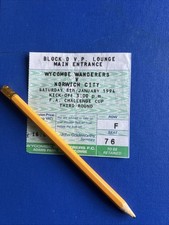 Wycombe v Norwich City