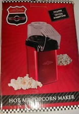 POPCORN MAKER GOURMET GADGETRY RETRO DINER HOT AIR POPCORN MAKER MACHINE. 1200W