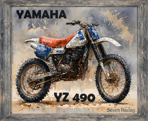 Yamaha 490 motocross metal - yamaha,