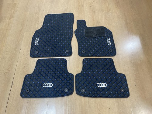 Luxury leather car - mats, for