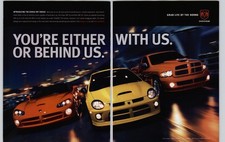 2002 Vtg Car Print Ad Dodge