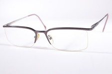 Stepper Eyeglasses SI-4038 Men Black Semi-Rimless Titanium Glasses Frames 54 mm
