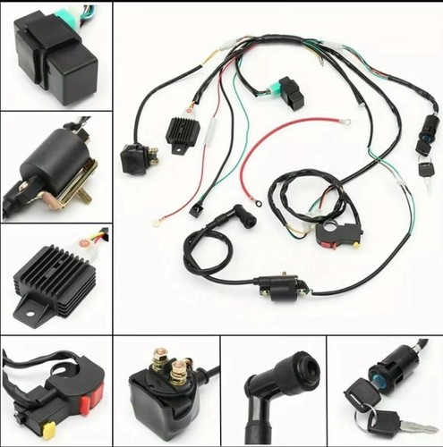 Electric start wiring - start,