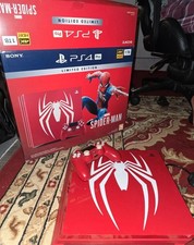 Limited Edition Red Spiderman 1TB PS4 Pro Sony PlayStation 4 Spider-man Console