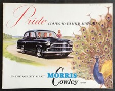 MORRIS COWLEY 1500 Car Sales Brochure JAN 1957 #H.5650