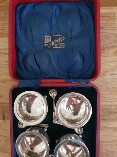 Silver hallmarked condiment - hallmarked,