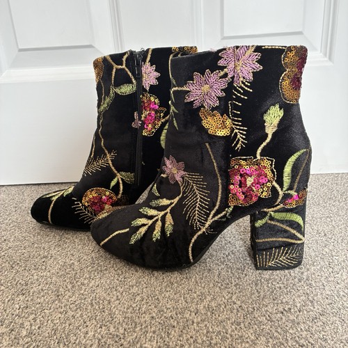 Boho embroidered sequin velvet - boho,